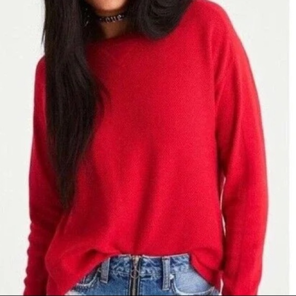 AEO Lightweight Red Sweater